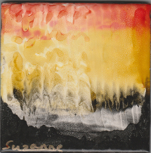 Red Yellow Black Abstract